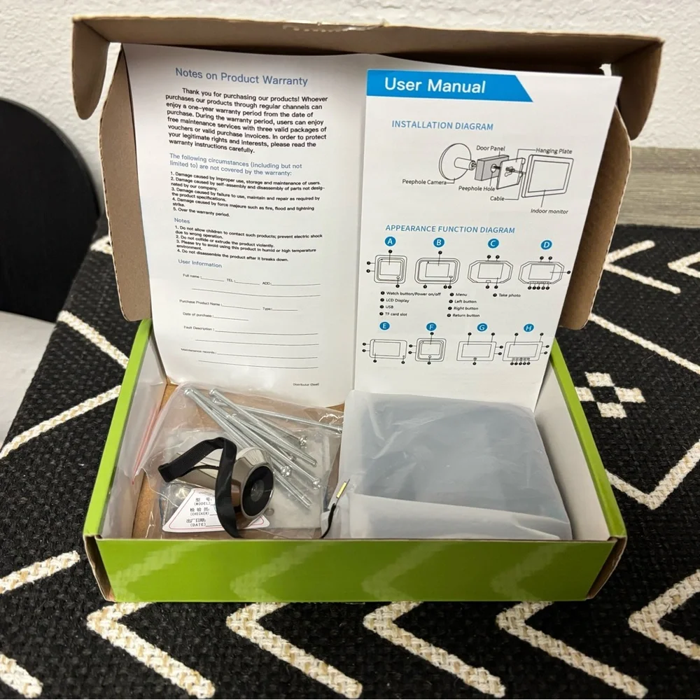 Smart digital door viewer